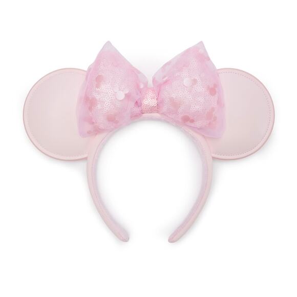 Disney Pink Milk Mesh Sequin Ears - Picture 1 of 5